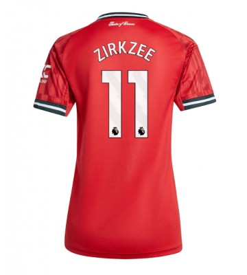 Manchester United Joshua Zirkzee #11 Hjemmebanetrøje Dame 2025-26 Kortærmet